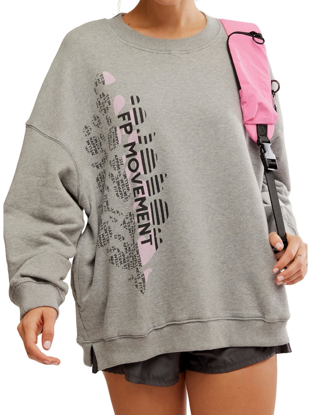 FP Movement All Star Oversize Graphic Sweatshirt Size XL